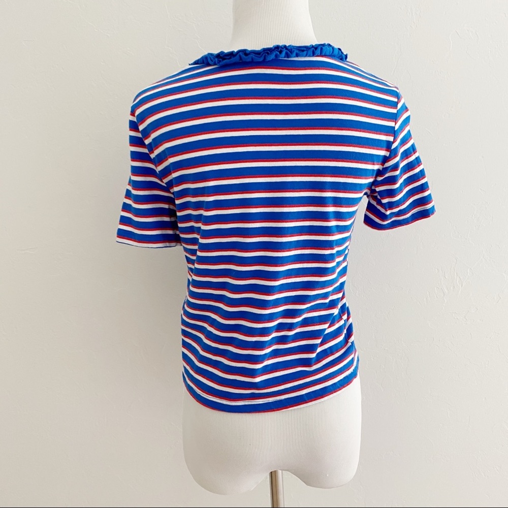 Zara Striped Crop Top - Picture 5 of 8